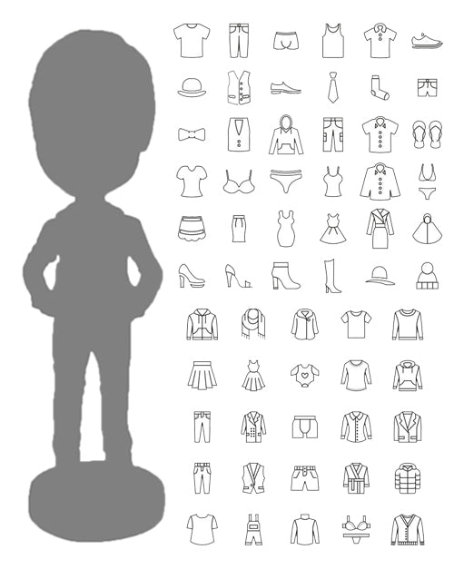 Busy Chef Cooking and Wearing His Apron Personalized Bobblehead Busy Chef Cooking and Wearing His Apron Personalized Bobblehead